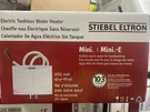240V Tankles Wtr Heater,no Mini 6, Stiebel Eltron. Fixed Price $159.00.