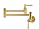 Avola Wall Mounted Filler Faucet Brushed Gold Finish (A-61227G-US). Fixed Price $139.99.