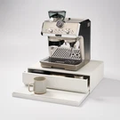 Yamazaki Home Tower Kitchen Countertop Organizer Appliance Stand With Drawer. Fixed Price $136.50.