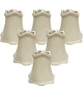 Royal Designs Inc 6-PCS CS-508EG Square Bell Chandelier Shades W Decorative Trim. Fixed Price $66.88.