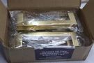 (6-PK) Homdiy Square Drawer Pulls Bronze 4" Centers Hole To HD-LSJ12GD102. Fixed Price $65.50.