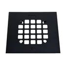 Matte Black Square Shower Drain Strainer 4.25 Inch Snap Stainless Steel. Fixed Price $25.19.