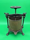 19THC Logan + Strobridge No 2 Cast Iron Copper 1QT Fruit -lard Press. Fixed Price $139.95.