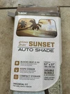Bdk Golden Beach Sunset Auto Shade 58 X27 Double Bubble. Fixed Price $5.00.