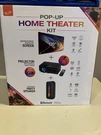 Ilive Pop-up Movie Theater Kit Projector With Bluetooth 120" Screen THE2224BDL. Fixed Price $100.00.
