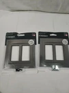 Somerset Collection Double Decorator Switch Cover-brushed NICKEL-662659-LOT Of. Fixed Price $19.99.