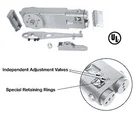 105 Degree Hold Open Overhead Concealed Closer Package For Side-load Instal. Fixed Price $131.72.