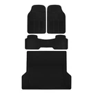 Bdk Rubber All Weather Heavy Duty Trunk Floor Mats & Cargo Liner 4PC Black. Fixed Price $54.99.