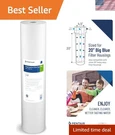Pentair DGD-5005-20 Big Blue Water Filter, 20-INCH Whole House Sediment Filte.... Fixed Price $66.34.