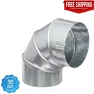 Master Flow Round Adjustable Elbow 10 In. 90 Deg. Galvanized Steel Easy Install. Fixed Price $20.94.