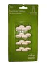 Waxman 16 Piece Nail-on 7/8 /22 Mm Glides Furniture Leg New. Fixed Price $6.00.