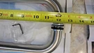 12" Pair Brushed 1" Frameless Shower Glass Door Handle CM12X12BS Cr Laurence. Fixed Price $41.99.