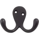Double Robe Hook, 2-1/8" High, 1" Projection, Matte Black By Stone Harbor Hardwa. Fixed Price $17.18.