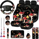 Riakrum 17 Pcs Mushroom Car Seat Covers Accessories Full Set For Women. Fixed Price $76.92.
