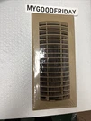 Tru Aire 4 In. H X 10 1-WAY Powder Coat Brown Abs Plastic Floor Diffuser. Fixed Price $7.77.