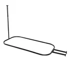 Utopia Alley Rustproof Wall Mounted Alu Hoop 54*26" Shower Rod For Clawfoot Tub. Fixed Price $74.09.