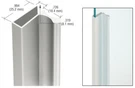 Crl Satin Anodized Extruded Aluminum Showcase Finger Pull, 1" Lip, 144". Fixed Price $93.93.