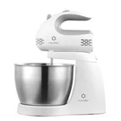 Max Life 3.2 Quarts Stand Mixer 5-SPEED Electric Powerful White. Fixed Price $53.99.