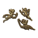 Vintage Syroco Made Usa Gold Wall Cherub Hanging Set Of Three. Fixed Price $11.94.