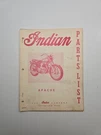 1950'S Original Indian Apache Motorcycle Manual Parts List M1114. Fixed Price $59.99.