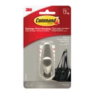 Command Medium Forever Classic Hook Removable : 1-PACK (brushed Nickel). Fixed Price $13.88.