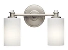 Kichler Joelson 2-LIGHT Bathroom Fixture Lighting Brushed Nickel 45922NI New. Fixed Price $50.00.