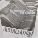 Fh Group Ultra Comfort Highest Grade Faux Leather Seat Cushion Set. Grey. Fixed Price $80.99.
