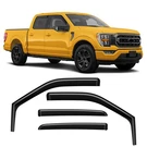 Gearmeister Rain 2015-2025 Ford F150 Supercrew (in-channel), Black. Fixed Price $67.67.