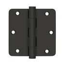 Deltana DSB35R419 3-1/2" X 1/4" Radius Hinges Paint Black Pair. Fixed Price $53.48.
