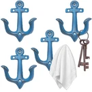 Vintage Rustic Cast Iron Nautical Sea Anchor Design Wall Hooks Home Coat Rack. Fixed Price $31.33.