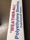 Weather-all Polyethylene Sheeting Model# 61050C 10FT X 50FT Clear New. Fixed Price $99.99.