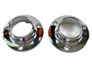 Knape & Vogt Chrome Closet Rod Flanges 2-PACK Closed Style For 1-5/16" 764. Fixed Price $12.50.