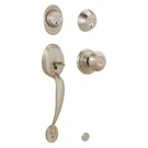 Schlage F62PLY620GEO Plymouth Double Cylinder Pewter Handleset Georgian Knob. Fixed Price $119.99.