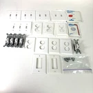 Leviton Nylon Plates, Switches, Outlet 21-PIECE Lot. Fixed Price $18.79.