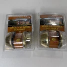 Guard Security 281HDPB Single Cylinder Deadbolt Door Lock Polished Brass. Fixed Price $17.99.