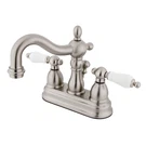 Kingston Brass KB160.PL Heritage 1.2 Gpm Centerset Bathroom - Nickel. Fixed Price $152.72.