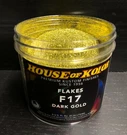 House Of Kolor Metal Flake F17 Dark Gold Dry 6 Oz. Fixed Price $79.50.