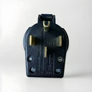 Elegrp AMP/50 125/250-VOLT 3-POLE/4-WIRE Grounded 14-30P Or 14-50P Black. Fixed Price $8.98.