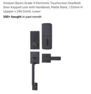 Amazon Basics Grade 3 Electronic Touchscreen Deadbolt Door Keypad Lock. Fixed Price $39.75.