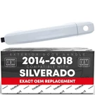 T1A Exterior Front Driver Door Handle, Olympic White. Fixed Price $48.04.