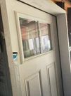 Therma Tru Fiberglass Door Right Inswing 3FT X 6FT 8. Fixed Price $500.00.