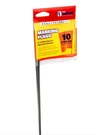 New 10 Pack C.h. Hanson 15" Fluorescent Orange Marking Flags Polyvinyl Free Ship. Fixed Price $9.03.