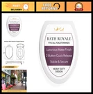 Bath Royale Elongated Toilet Seat Heavy Duty Soft Close Scratch Resistant. Fixed Price $135.99.