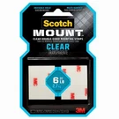 Clear Double-sided Mounting Strips, X 3 In., 8-CT. 410H-ST. Fixed Price $12.72.