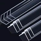 Sasylvia 10 Pcs Wall Corner Protector Guards, Vinyl 3/4 X 48 Inches Tr.... Fixed Price $50.31.