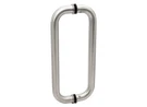 Fhc 12" Back-to-back Pull Handles 1" Tubing Glass Door Brushed Stainless Steel. Fixed Price $66.27.