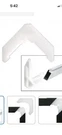New Crl Plastic Miter Screen Corner 3/8 Pack Of 100, #WSPC106. Fixed Price $20.58.