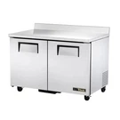 True TWT-48F-HC 48" Two Section Stainless Steel Work Top Freezer. Fixed Price $4508.52.