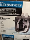 Everbilt 1/4 Hp Pre-plumbed Sink Tray System Sump Pump 6 Gallon 48 Gpm THD1035. Fixed Price $199.00.