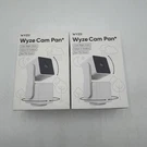 Lot Of 2 Indoor Outdoor Camera White WYZECPAN3 Sealed. Fixed Price $44.87.